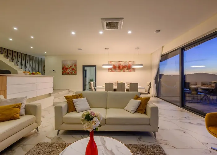 Ramarin Iii With Infinity Heated Pool, Jacuzzi And Sauna By The Sea In Villa